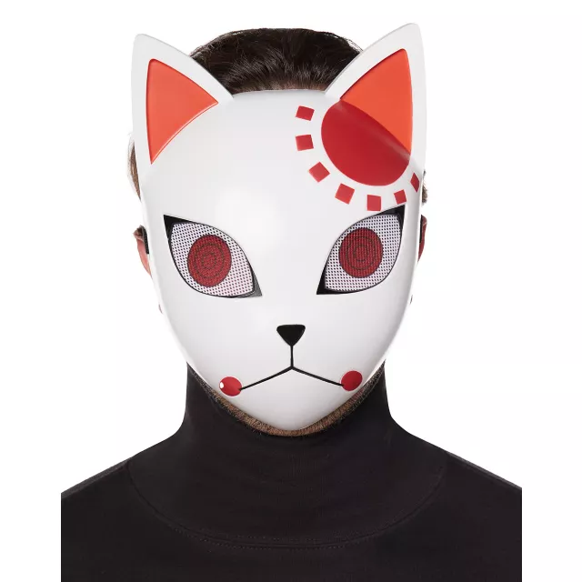 Kids Tanjiro Kamado Half Mask - Demon Slayer at Spirit Halloween