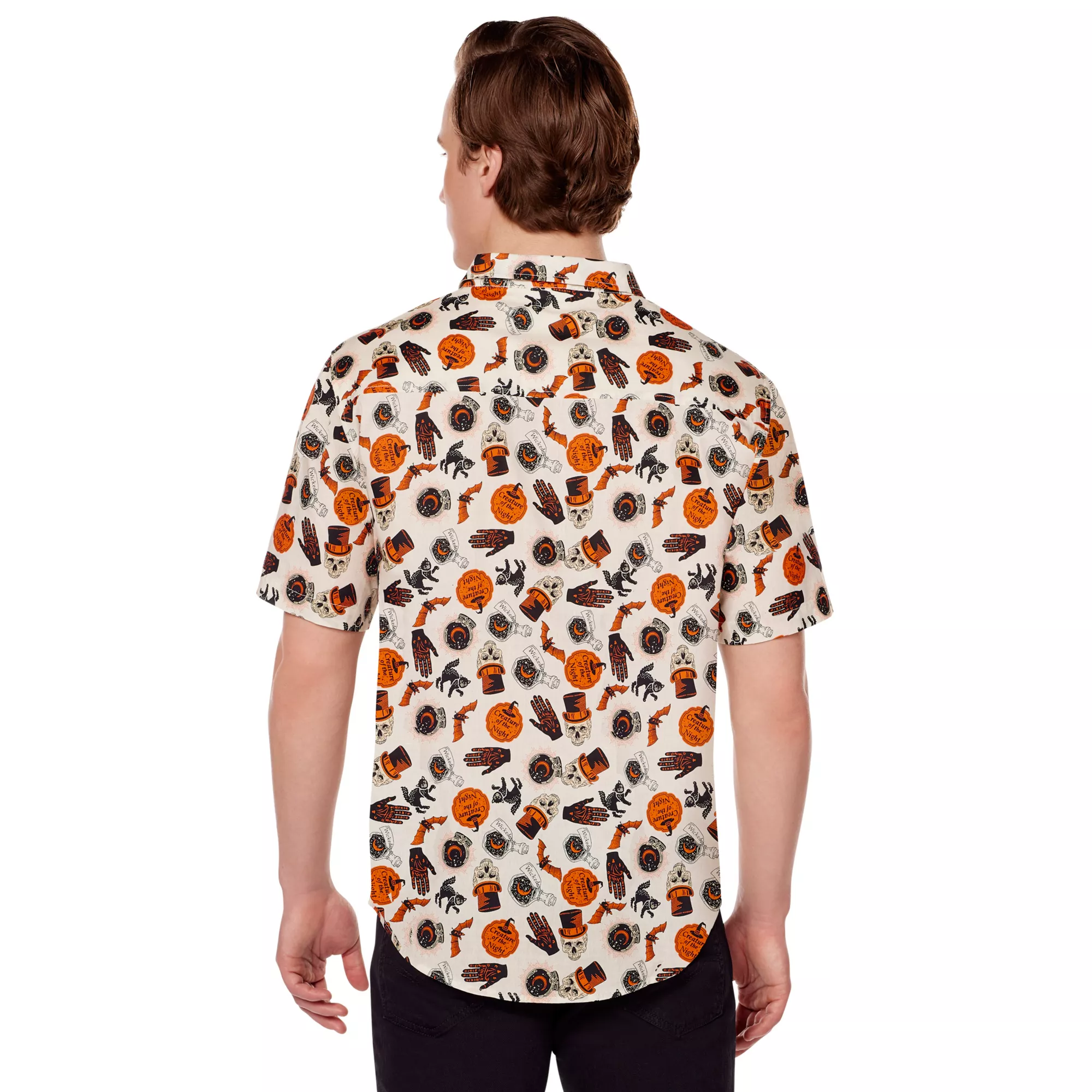 Adult Vintage Button Up Shirt at Spirit Halloween