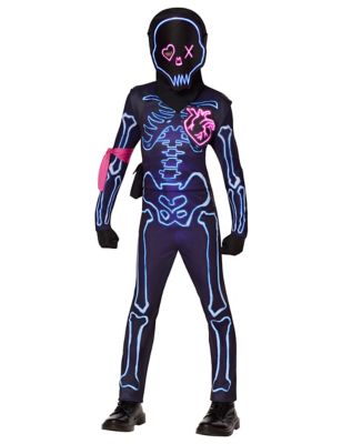 Fortnite SKULL TROOPER Skin Halloween Costume CHILD EXTRA LARGE (14-16)