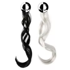 Cruella Faux Hair Clips Set - Disney Cruella at Spencer's