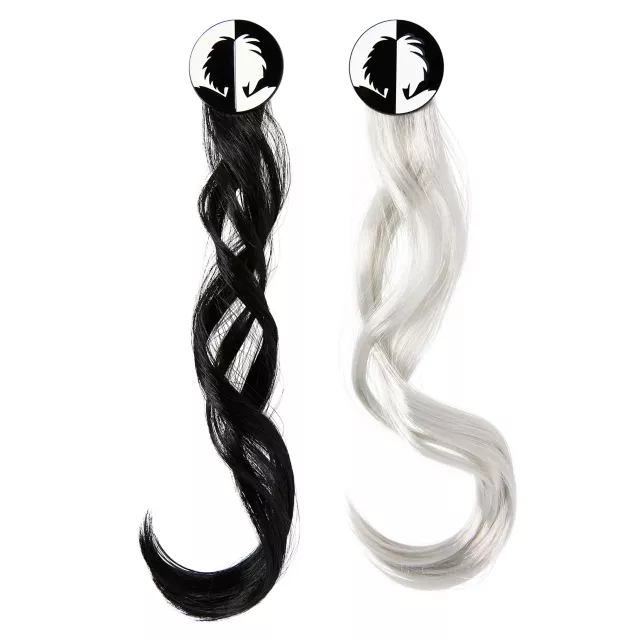Cruella Faux Hair Clips Set - Disney Cruella at Spencer's