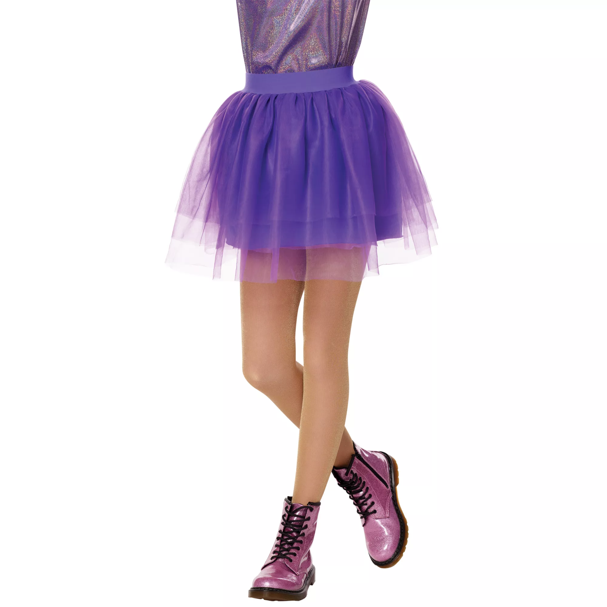 Kids Purple Tulle Skirt at Spirit Halloween