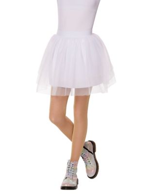 White tulle 2025 skirt kids