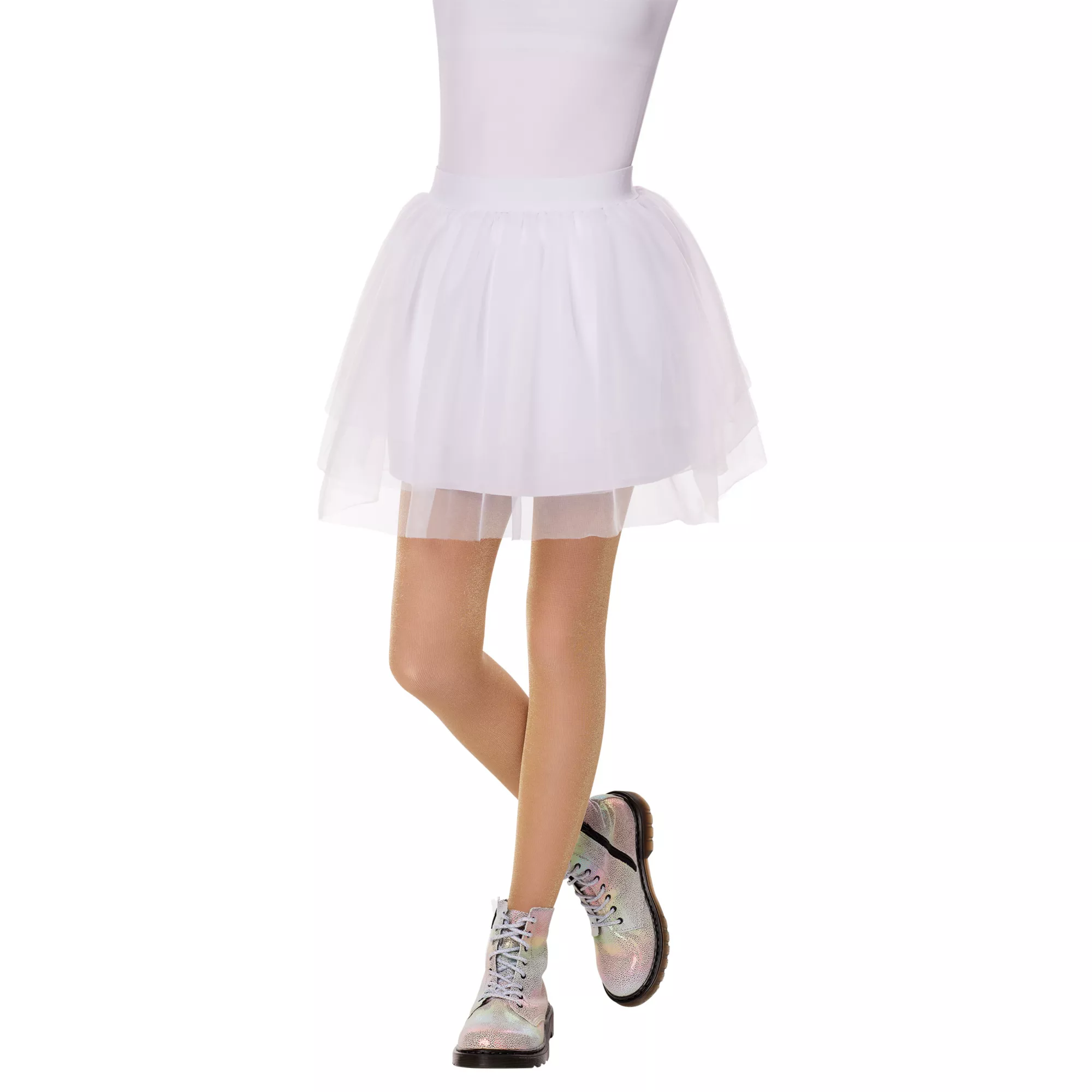 Kids White Tulle Skirt at Spirit Halloween