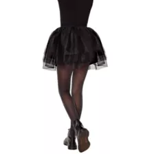 Kids Black Tulle Skirt at Spirit Halloween