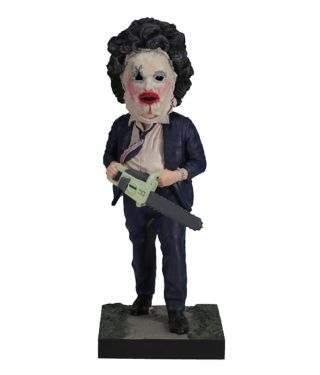 Leatherface Pretty Woman Mask Bobblehead Statue - The Texas Chainsaw Massacre