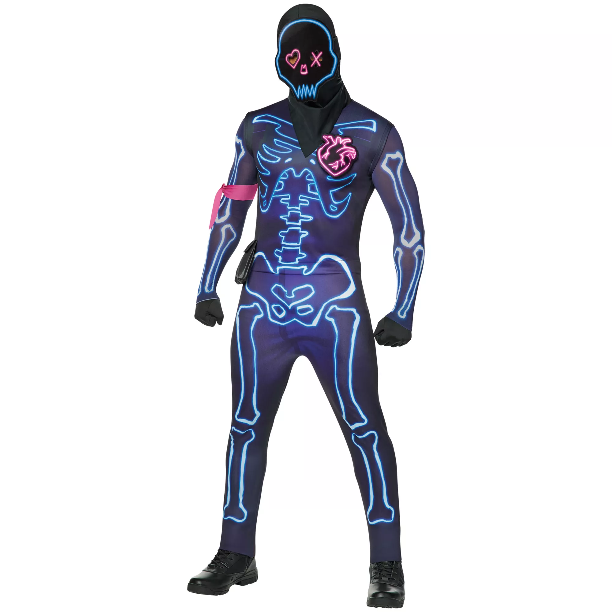 Adult Light-Up Fortnite Party Trooper Costume at Spirit Halloween
