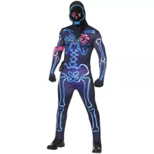 Adult Light-Up Fortnite Party Trooper Costume at Spirit Halloween