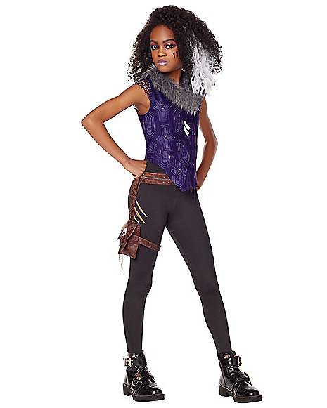 Willa Werewolf Costume, Disney Zombies-2 Character Outfit, Kids Movie ...