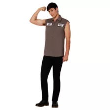 Sleeveless In and Out Work Shirt at Spirit Halloween