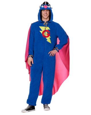 Adult Super Grover Union Suit - Sesame Street