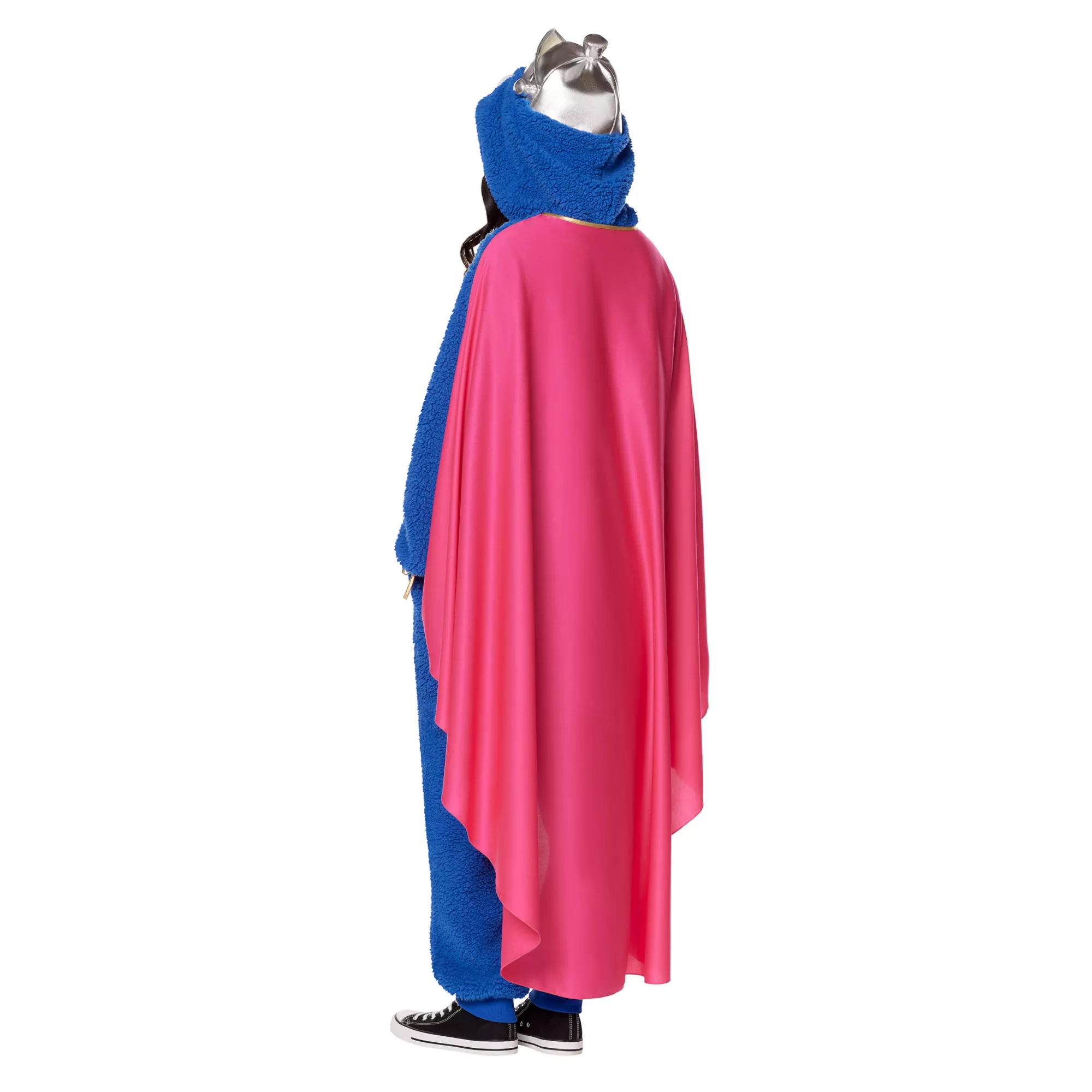 Adult Super Grover Jumpsuit Costume -  Sesame Street at Spencer's