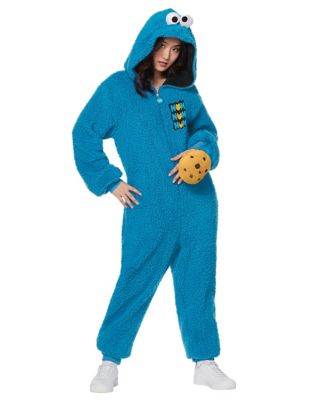 Adult Sesame Street Elmo Onesie Costume