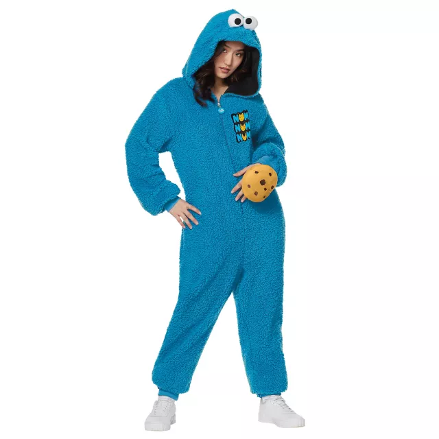 Adult Monster Jumpsuit Costume Sesame Street