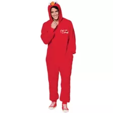Adult Elmo Jumpsuit Costume - Sesame Street at Spirit Halloween