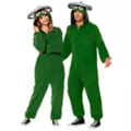 Adult Oscar the Grouch Jumpsuit Costume - Sesame Street at Spirit Halloween