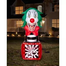 8 Ft Light-Up Fright in the Box Inflatable Decoration at Spirit Halloween