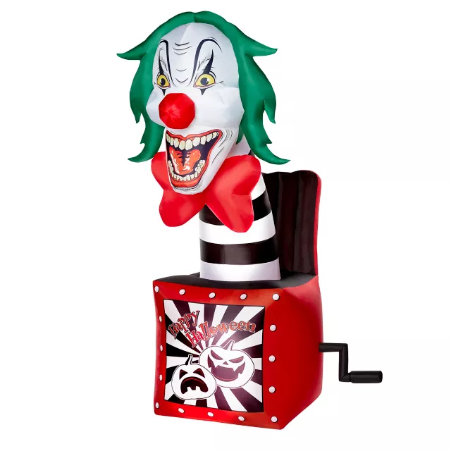 8 Ft Light-Up Fright in the Box Inflatable Decoration at Spirit Halloween