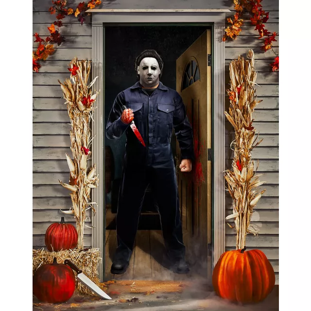 Michael Myers Door Cover - Halloween - Spirithalloween.com