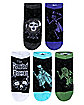 Multi-Pack Haunted Mansion No Show Socks - 5 Pack