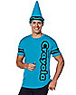 Adult Cerulean Crayon Costume Kit - Crayola
