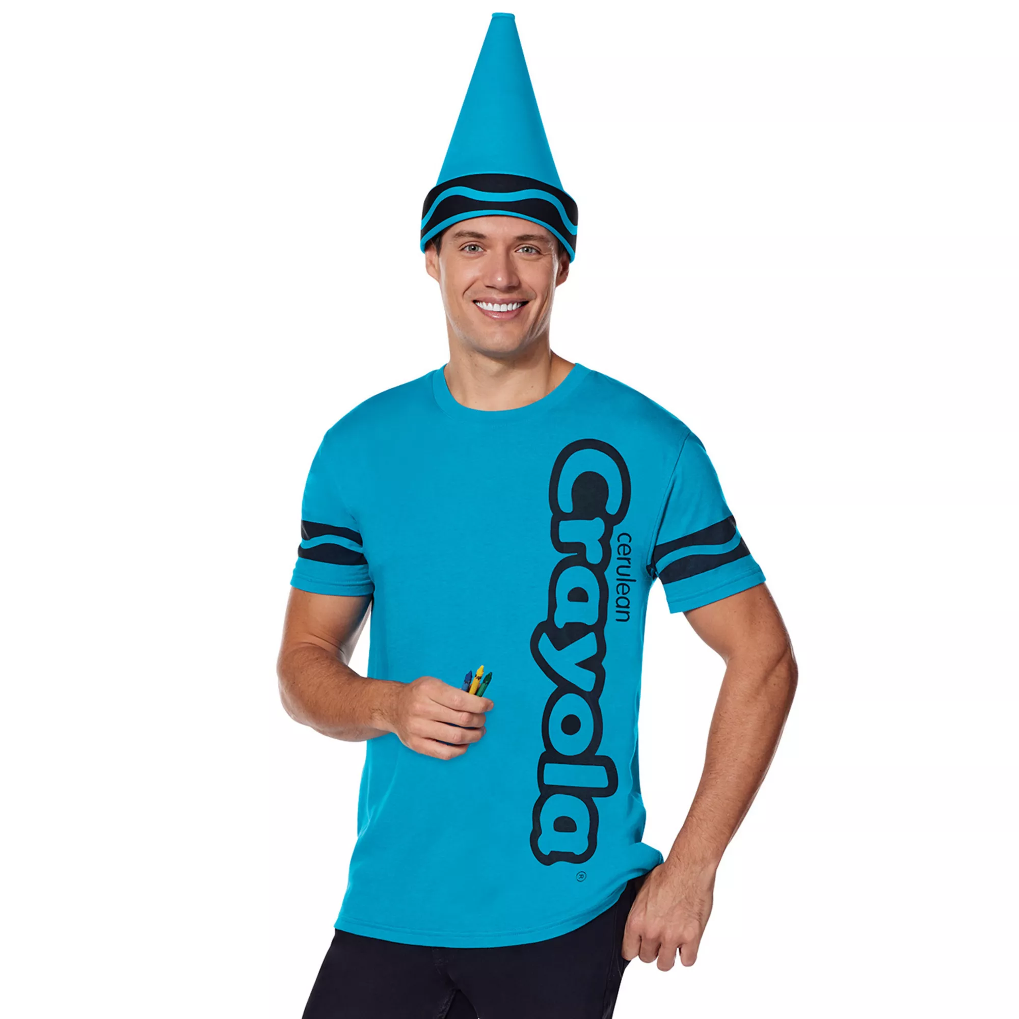 Adult Cerulean Crayon Costume Kit - Crayola at Spirit Halloween