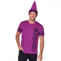 Vivid Violet Crayon Costume Kit - Crayola at Spencer's