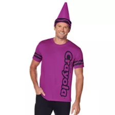 Vivid Violet Crayon Costume Kit - Crayola at Spencer's