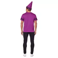 Vivid Violet Crayon Costume Kit - Crayola at Spencer's