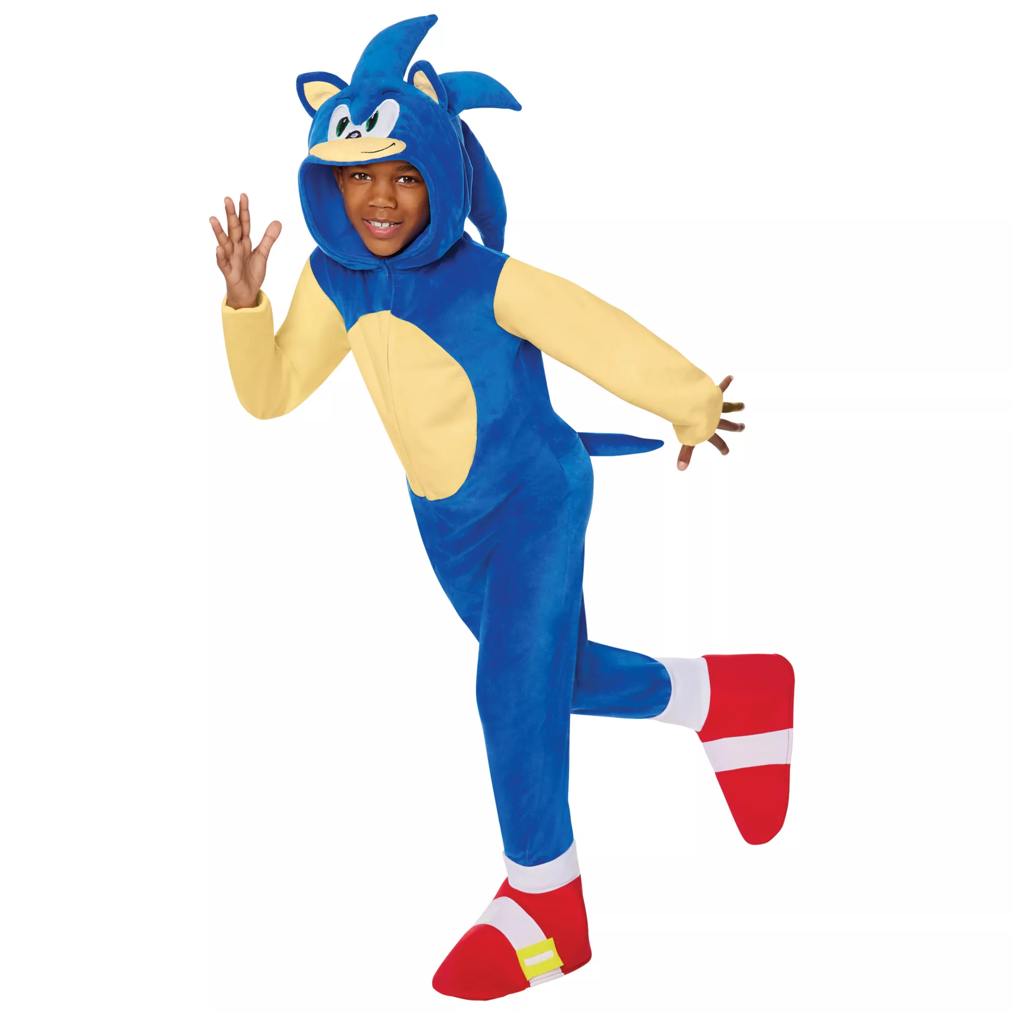 Kids Sonic the Hedgehog Jumpsuit Costume at Spirit Halloween