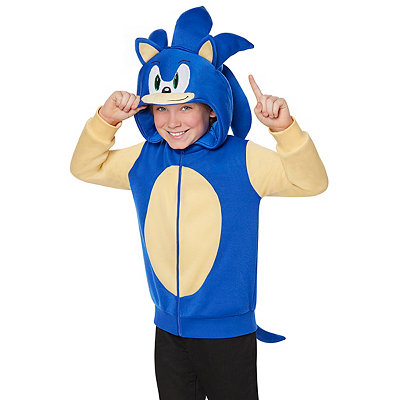 Kids Sonic the Hedgehog Hoodie Costume 