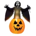 6 Ft Light-Up Ghost Face Inflatable at Spencer's