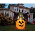 6 Ft Light-Up Ghost Face Inflatable at Spencer's