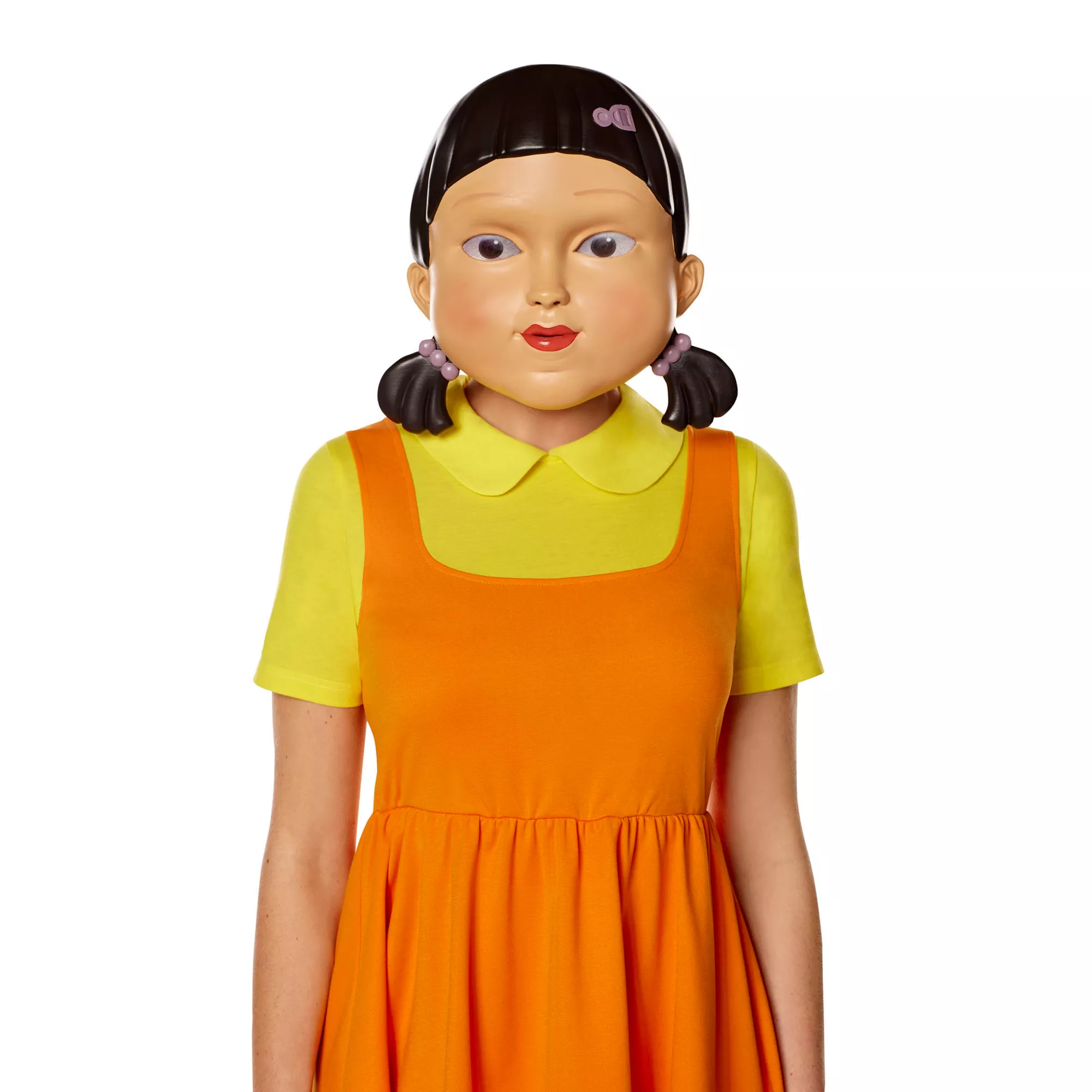 Young-hee Doll Half Mask - Squid Game at Spencer's