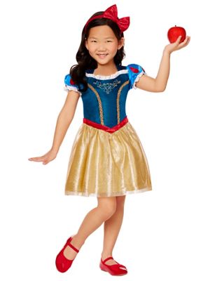 Women Halloween Cosplay Fancy Dress Princess Snow White Costume 1