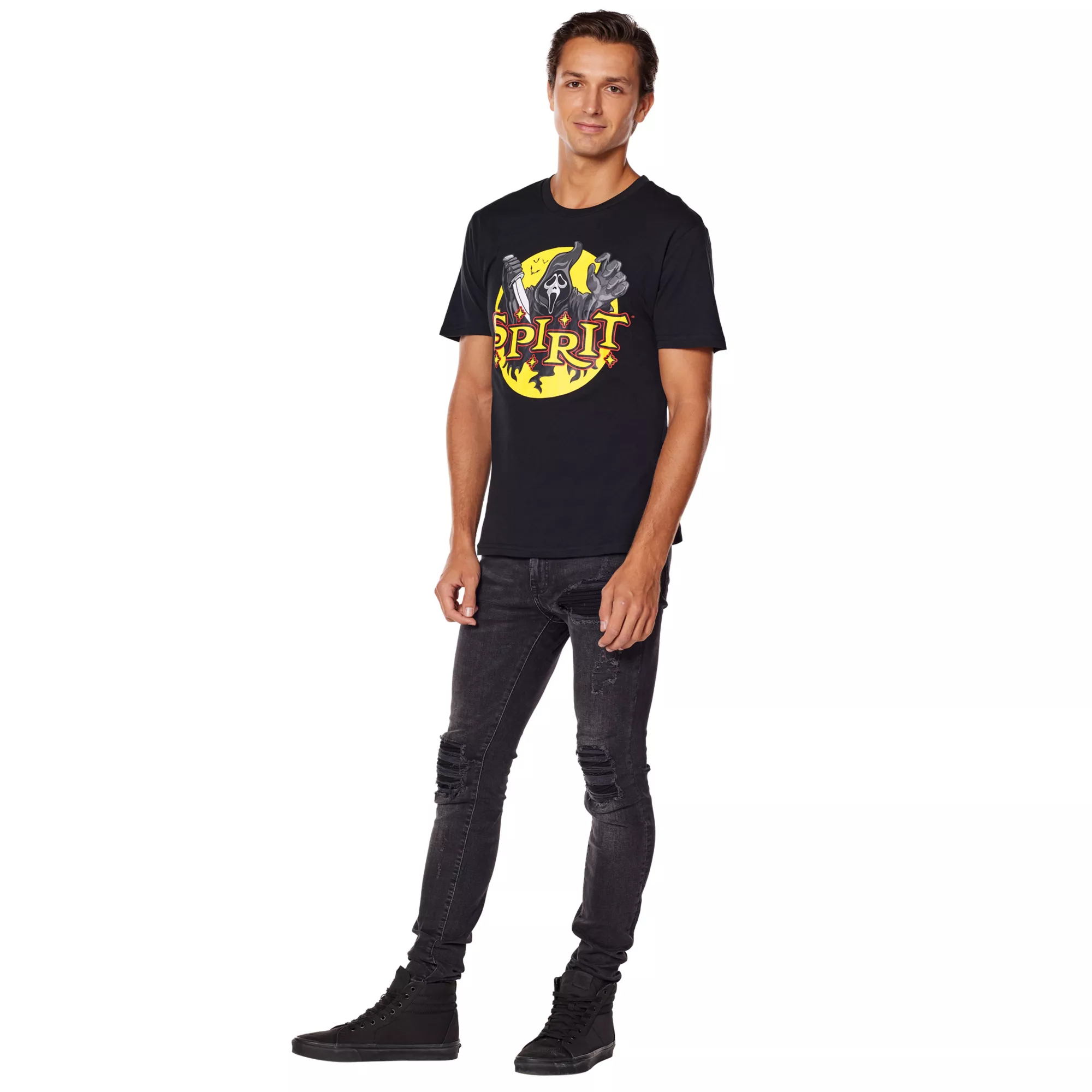 Spirit Halloween Ghost Face T Shirt at Spencer's