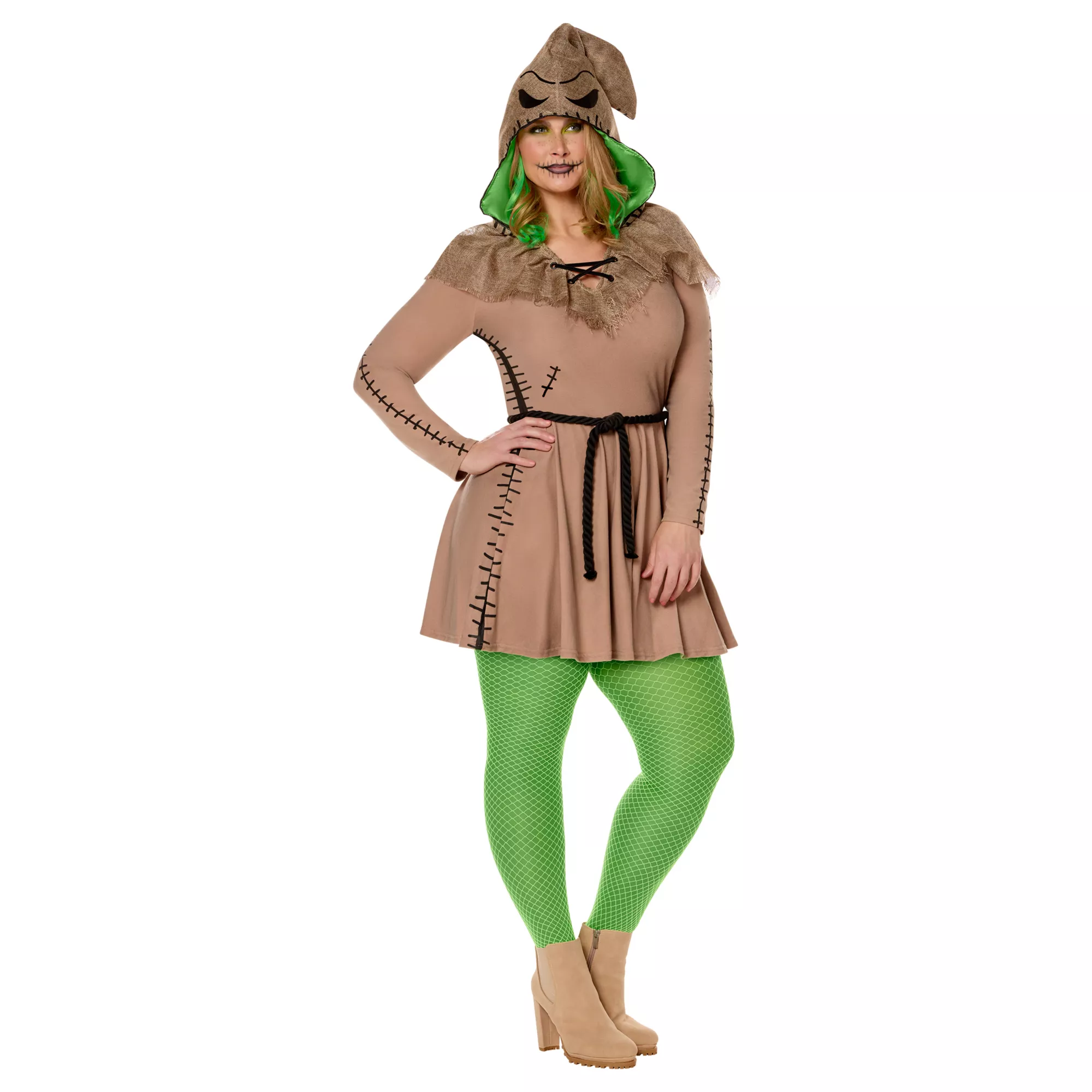 Adult Green Oogie Boogie Dress Costume - The Nightmare Before Christmas at Spirit Halloween