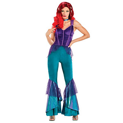 Toddler Girls' Disney's Aladdin Classic Jasmine Jumpsuit Costume - Size 4-6  - Blue