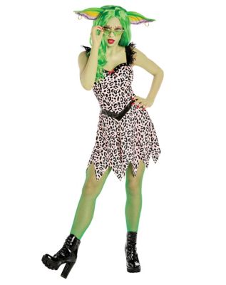 Animated TV Show Burger Cosplay Green Costume Dress (Medium)