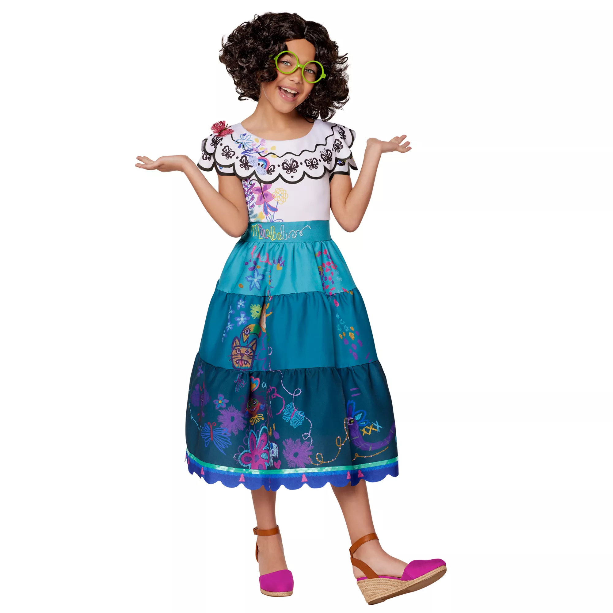 Kids Mirabel Dress Costume - Disney Encanto at Spirit Halloween
