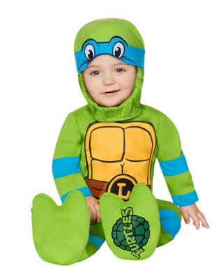 Crochet TMNT Inspired Leonardo Ninja Turtle baby Outfit/Costume NB