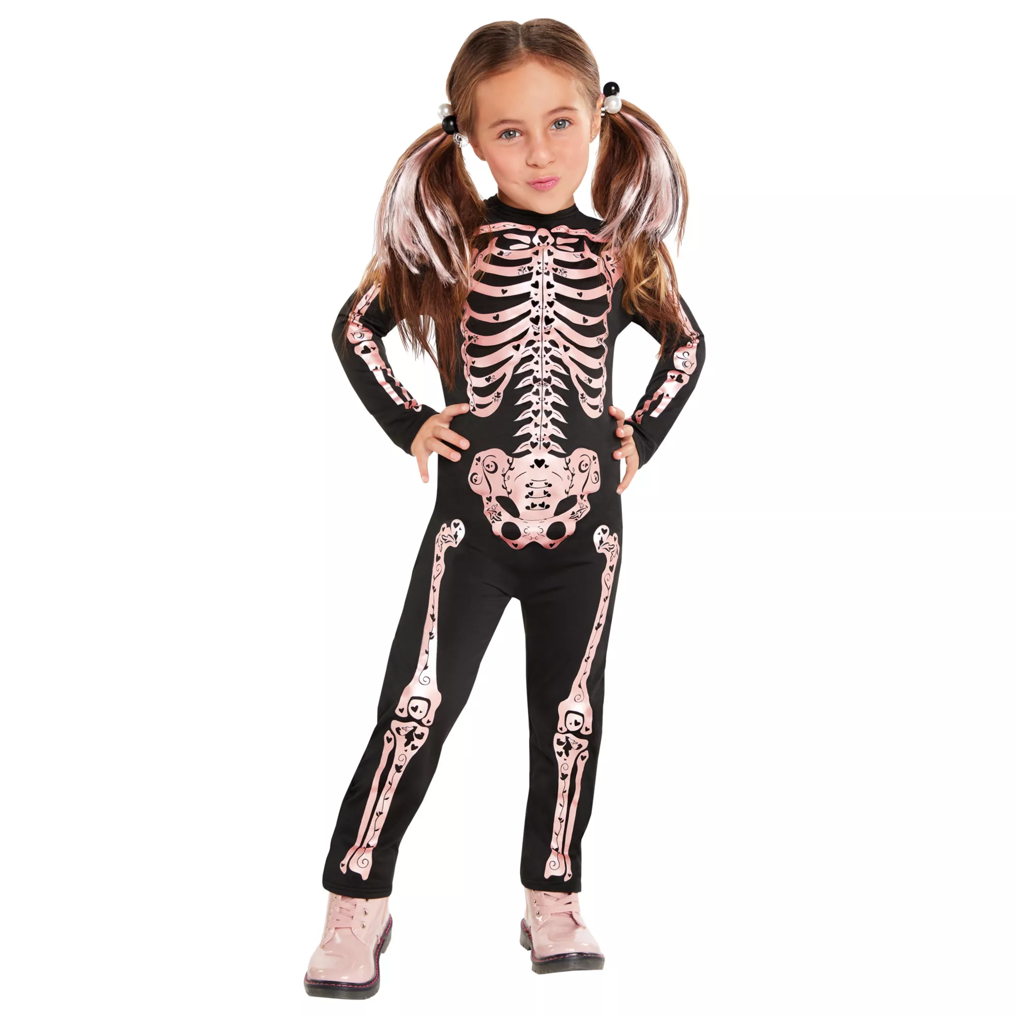 Toddler Pink Skeleton Costume at Spirit Halloween