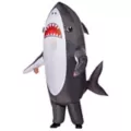 Adult Shark Inflatable Costume at Spirit Halloween