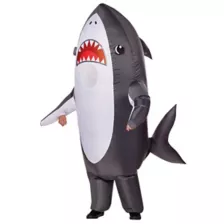 Adult Shark Inflatable Costume at Spirit Halloween