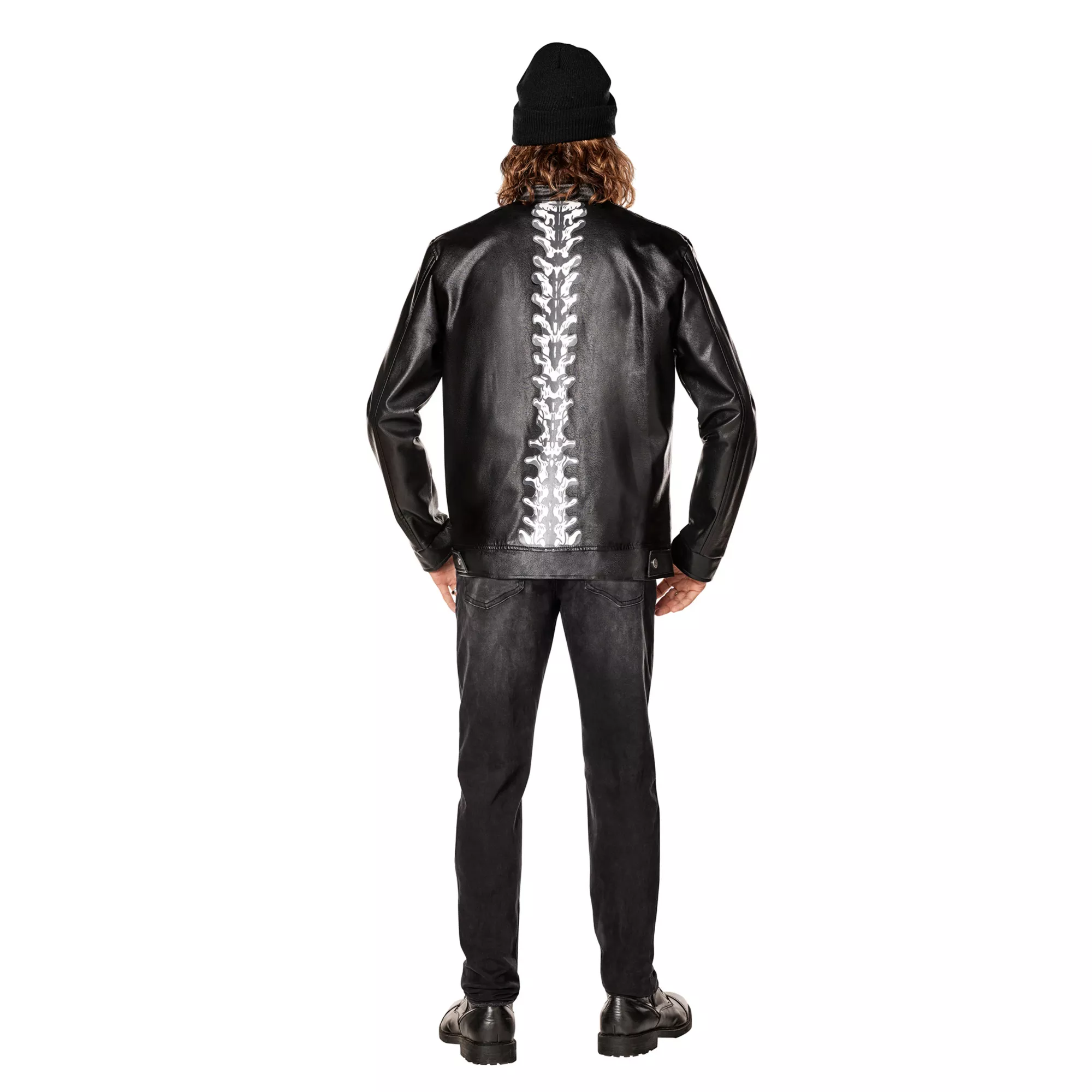 Adult Skeleton Moto Jacket at Spirit Halloween