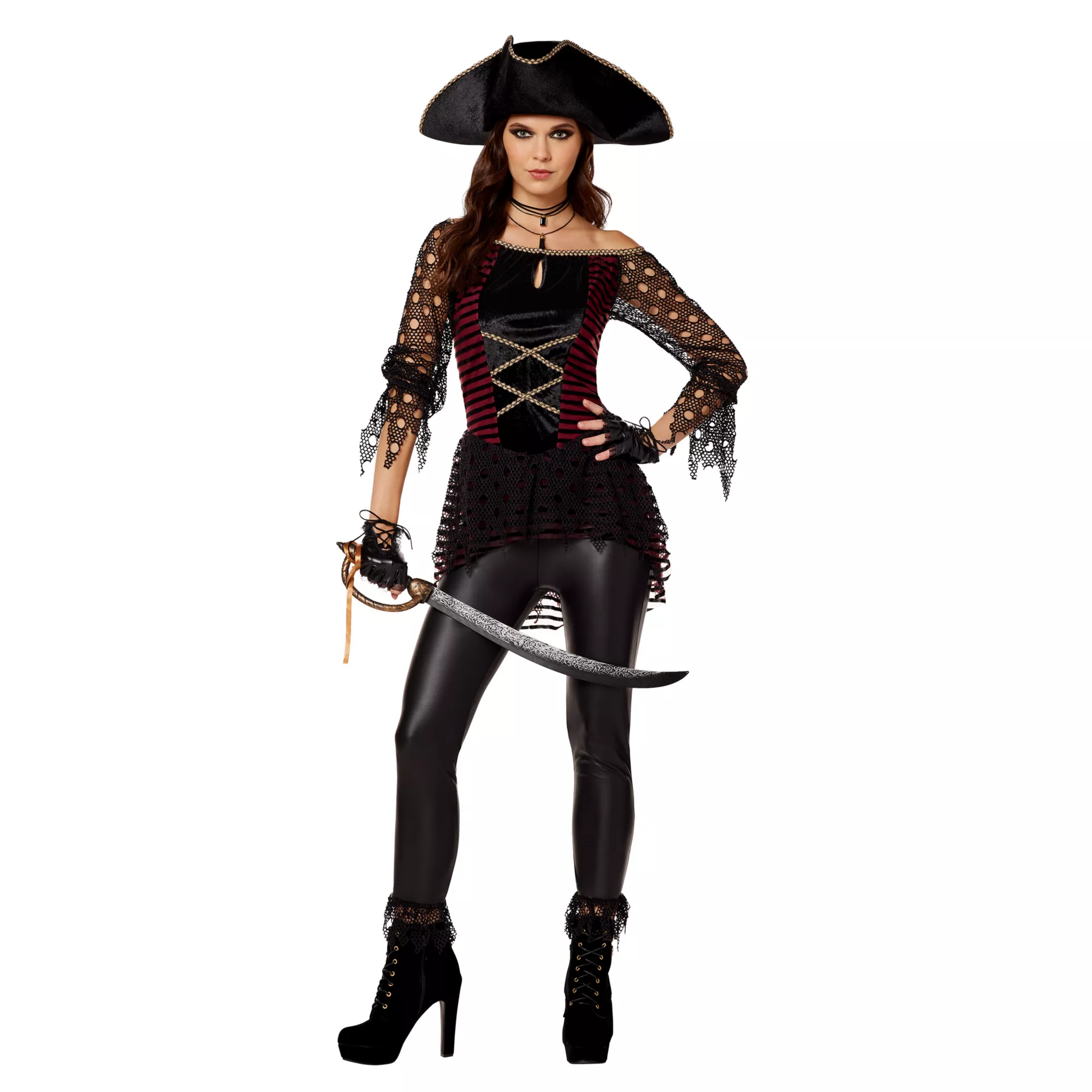 Adult Dark Pirate Costume at Spirit Halloween