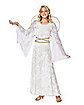 Kids White Lace  Angel Costume