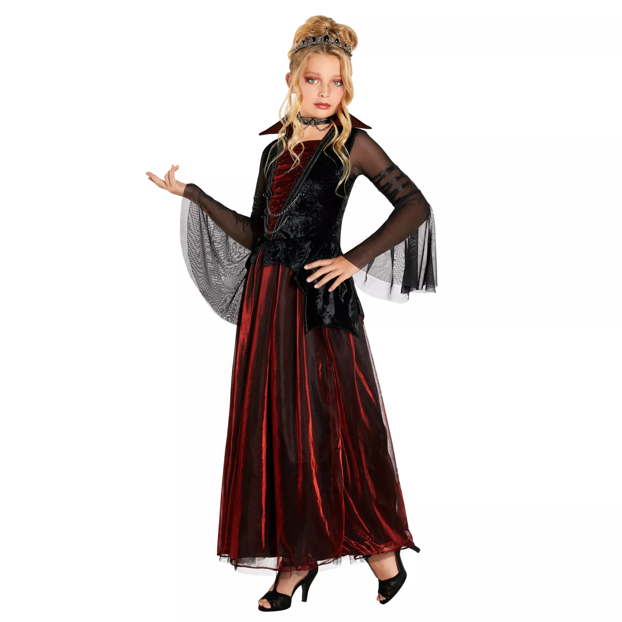 Kids Royal Vampiress Costume Deluxe at Spirit Halloween