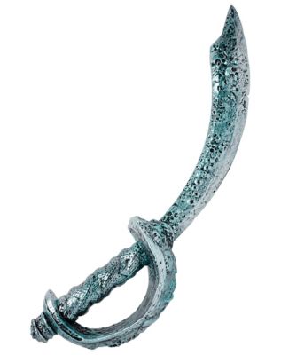Kids Skull Pirate Sword, Black/Silver - Spirit Halloween