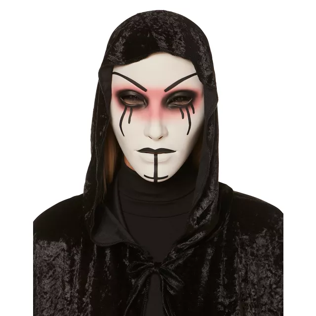 Unholy Possessed Nun Half Mask at Spencer's